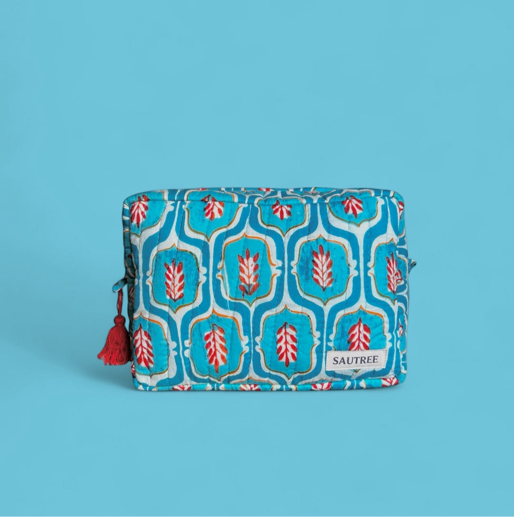 Ogee Aqua Large Quilted Organiser