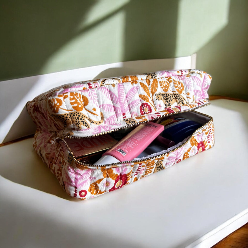 Jungle Escape Quilted Tote Bag