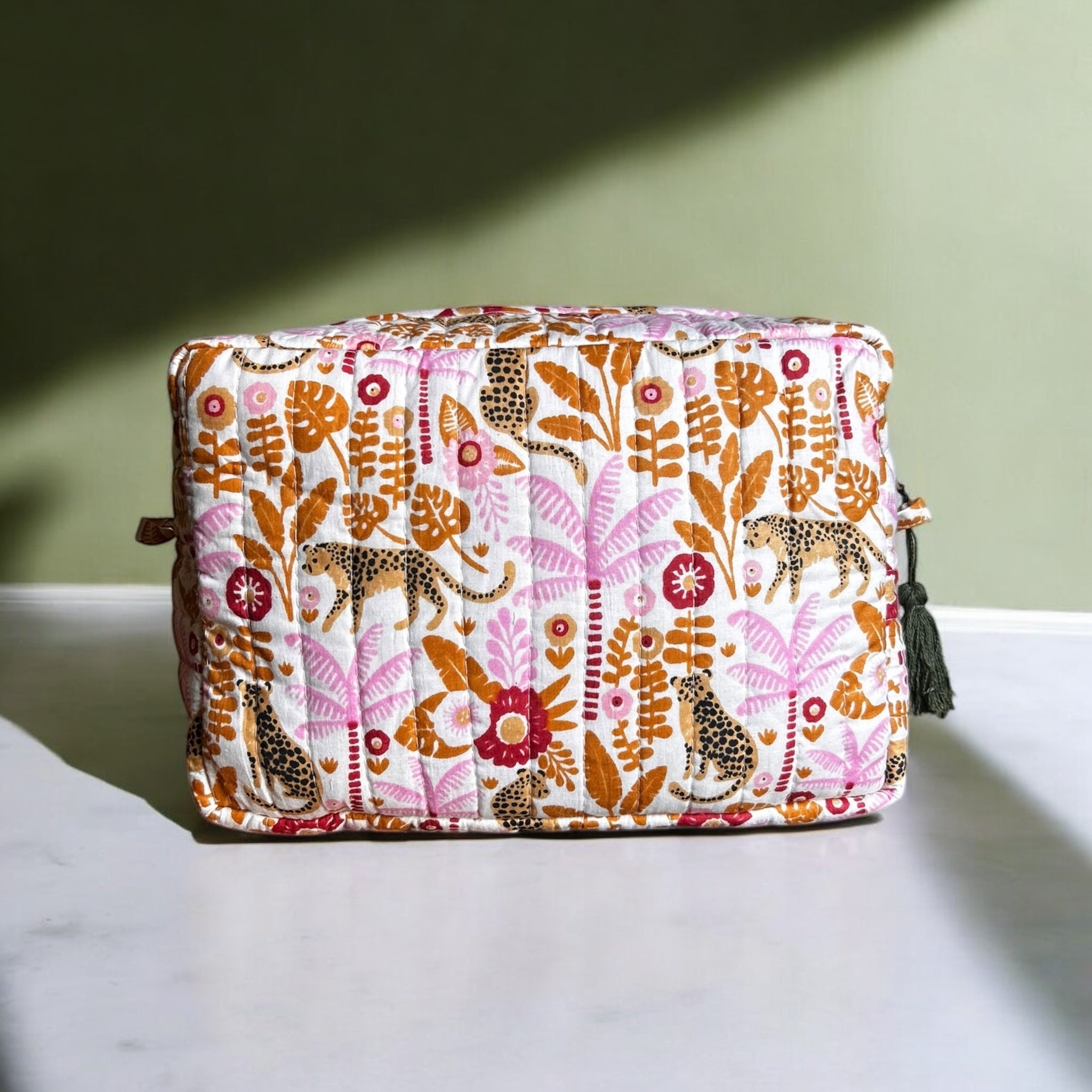 Jungle Escape Quilted Tote Bag