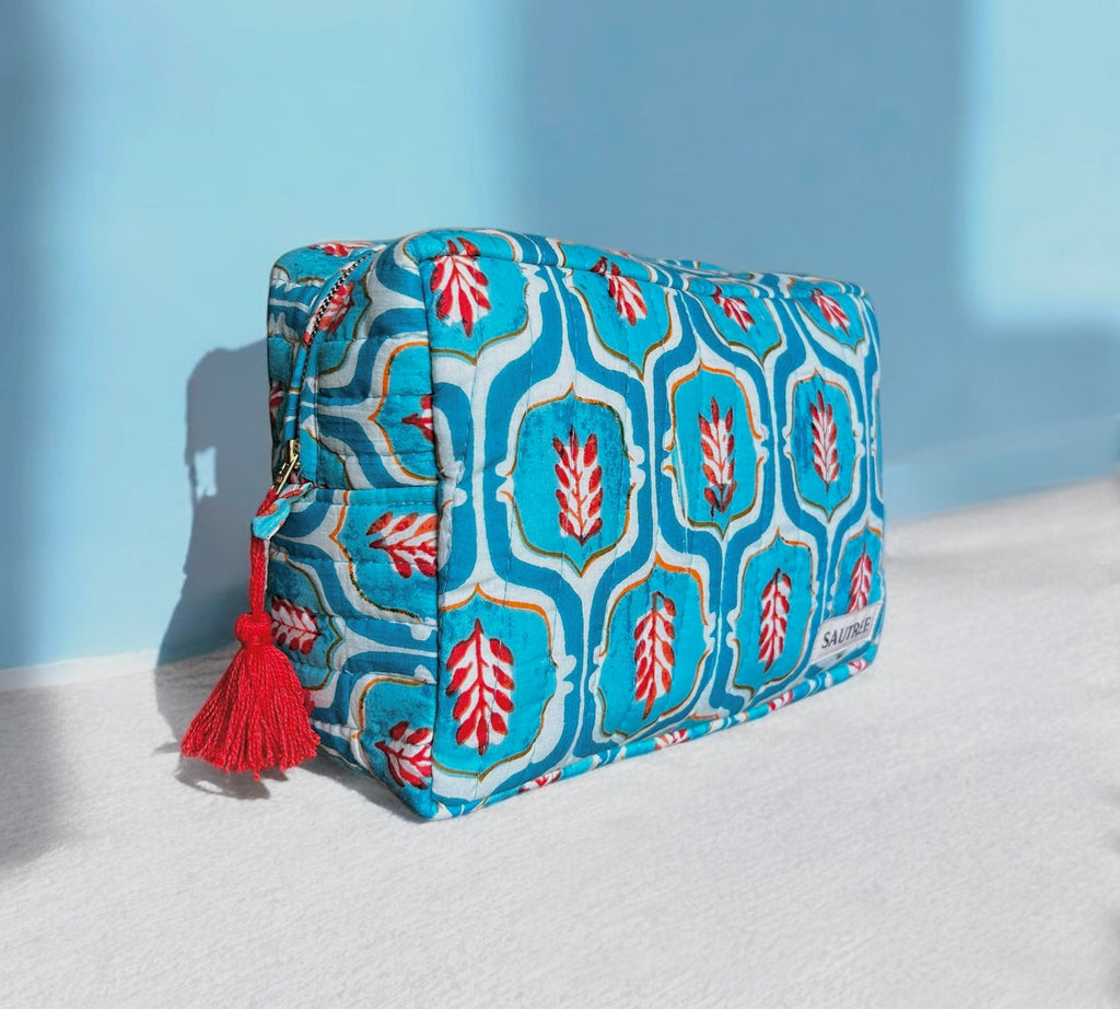 Ogee Aqua Large Quilted Organiser